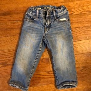 Gently worn- baby Gap size 2 years lined jeans